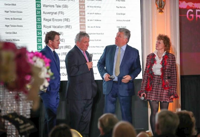 Sir A P McCoy, Nigel Twiston-Davies, Paul Nicholls and Lucinda Russell.jpg