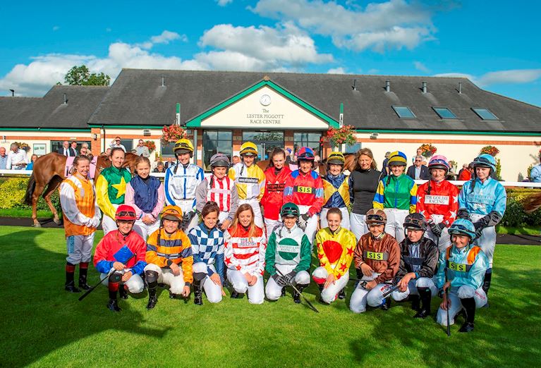 (1) Jockeys line up ahead of Ladies Night.jpg