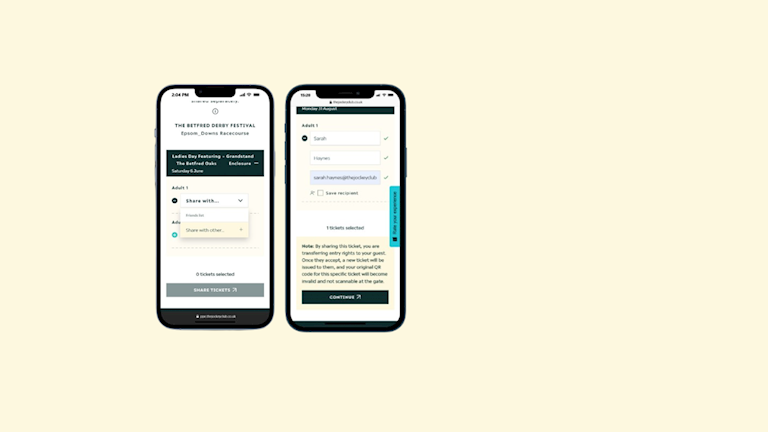 Introducing Digital Ticket Sharing