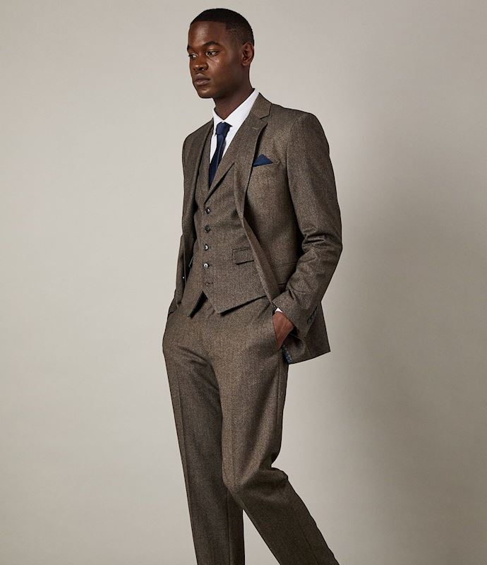 V2_Burton - Light Brown Tweed Look Herringbone Tailored Trousers.jpg