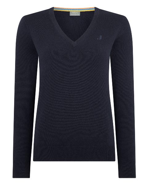 Jockey Club Women's V Neck Cashmere Jumper.jpg