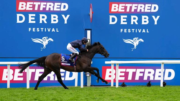 LAMBOURN WINS THE 246TH BETFRED DERBY