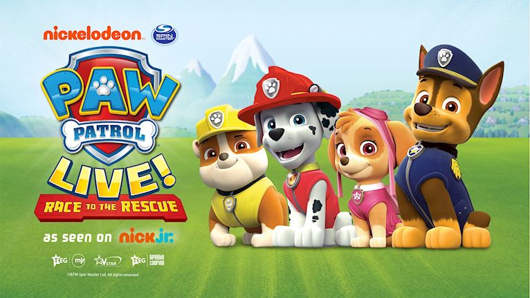 Paw Patrol Live: Race To The Rescue Aug 2022 Cheltenham