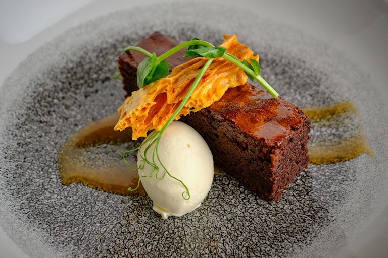 Mars bar and Beetroot Chocolate Brownie