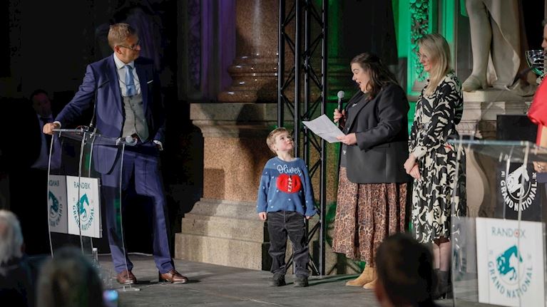 FIVE-YEAR-OLD OLIVER CHRISTIE ANNOUNCED AS HONORARY 35TH RUNNER FOR THE 2026 RANDOX GRAND NATIONAL