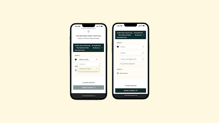 Introducing Digital Ticket Sharing