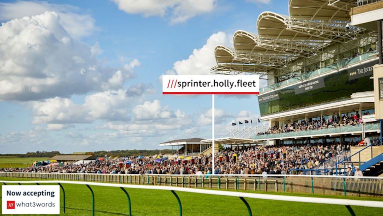What3Words at Newmarket Racecourses