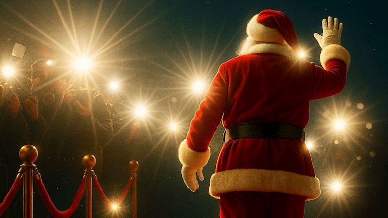 SANTA TEAMS UP WITH CRAIG REVEL HORWOOD TO SAVE CHRISTMAS AT CHELTENHAM RACECOURSE THIS DECEMBER