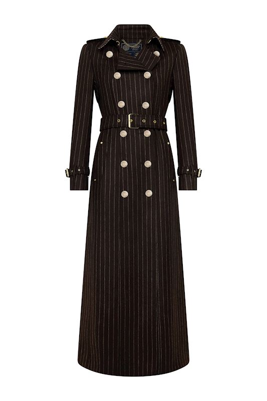 Full Length Marlborough Trench Coat_Chocolate Pinstripe  (1).jpg