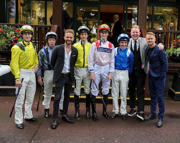 (8) Jockeys with Jack Shepherd, Mikey North and Colson Smith.JPG