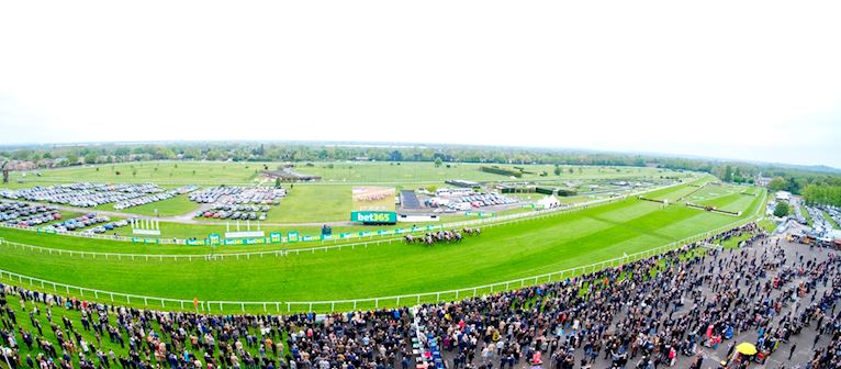 Arriving at Sandown Park Racecourse