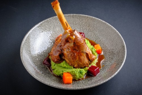 Braised shank of Herdwick lamb