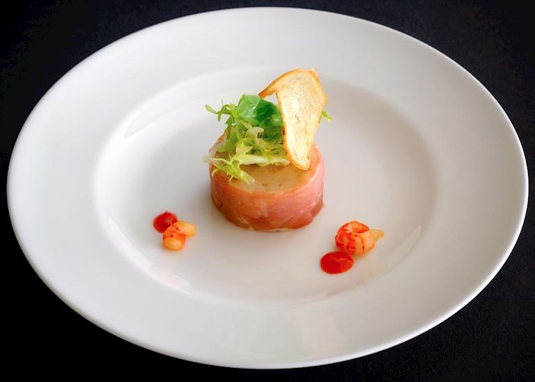 Pork and rock lobster terrine