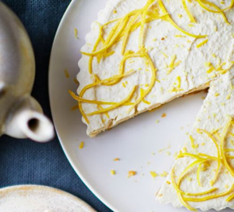 Vegan lemon cheese cake 